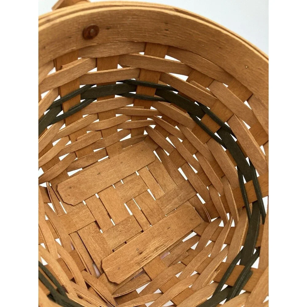 Longaberger Green Jingle bell Basket 1994 | 8